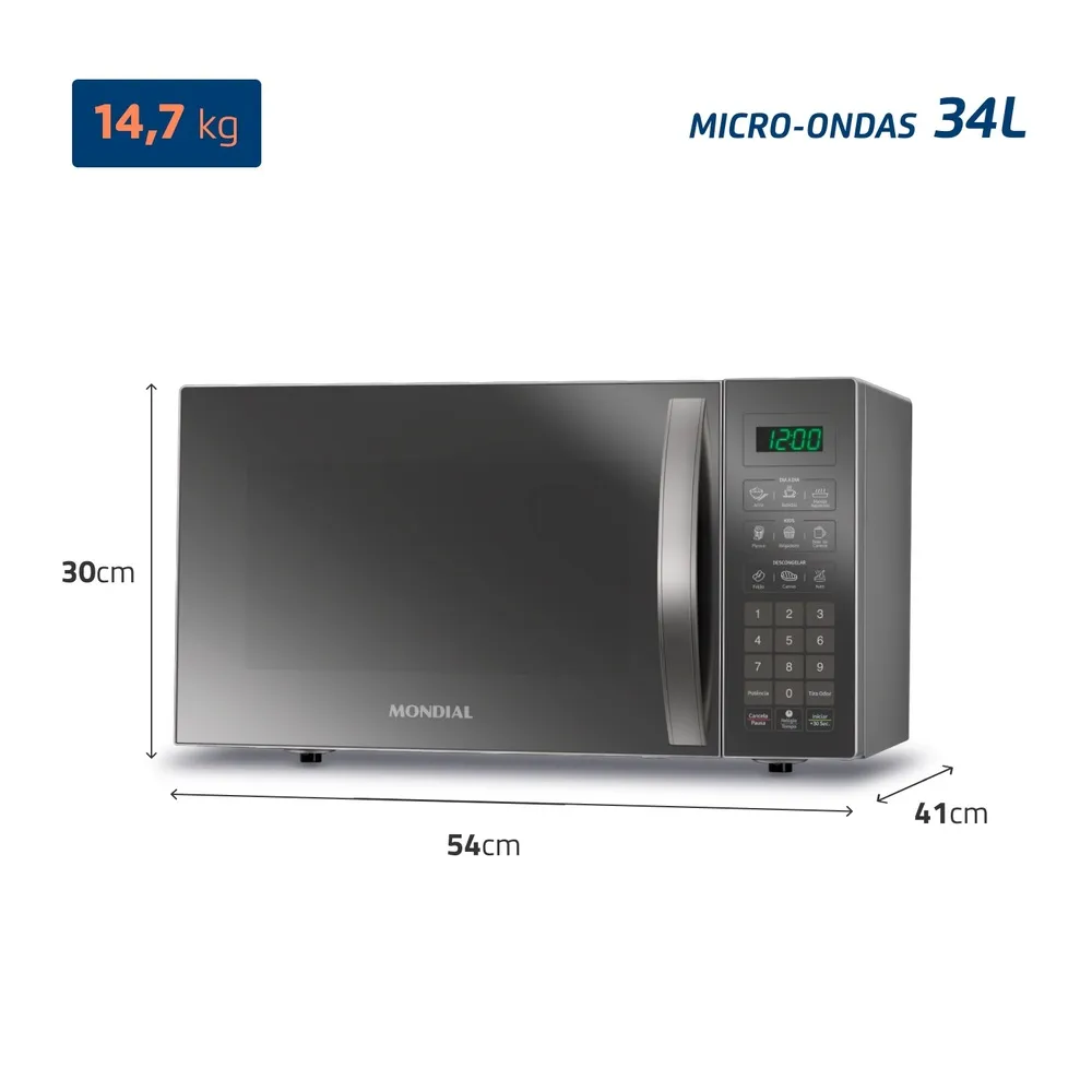 Micro-ondas 34L Mondial