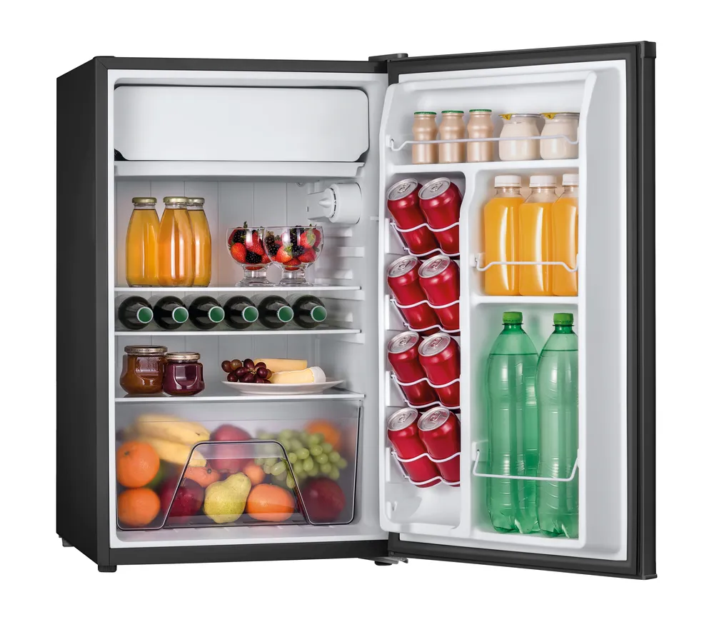 Frigobar Mondial 120L Porta Reversível Preto