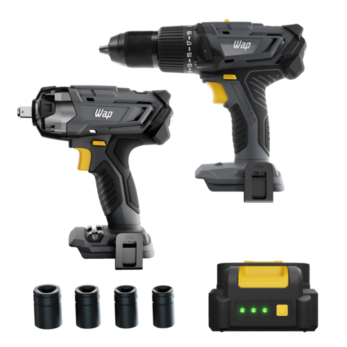 Kit Parafusadeira Chave de Impacto K21 KT01