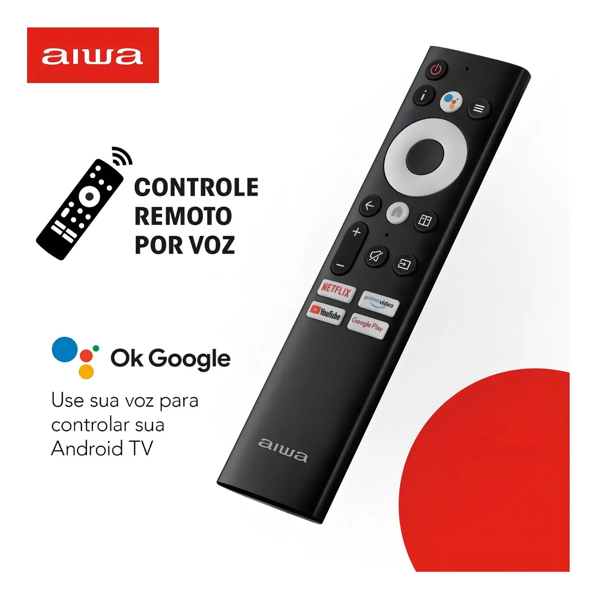 Smart TV AIWA 55” Android 4K Borda Ultrafina Dolby Vision&Atmos