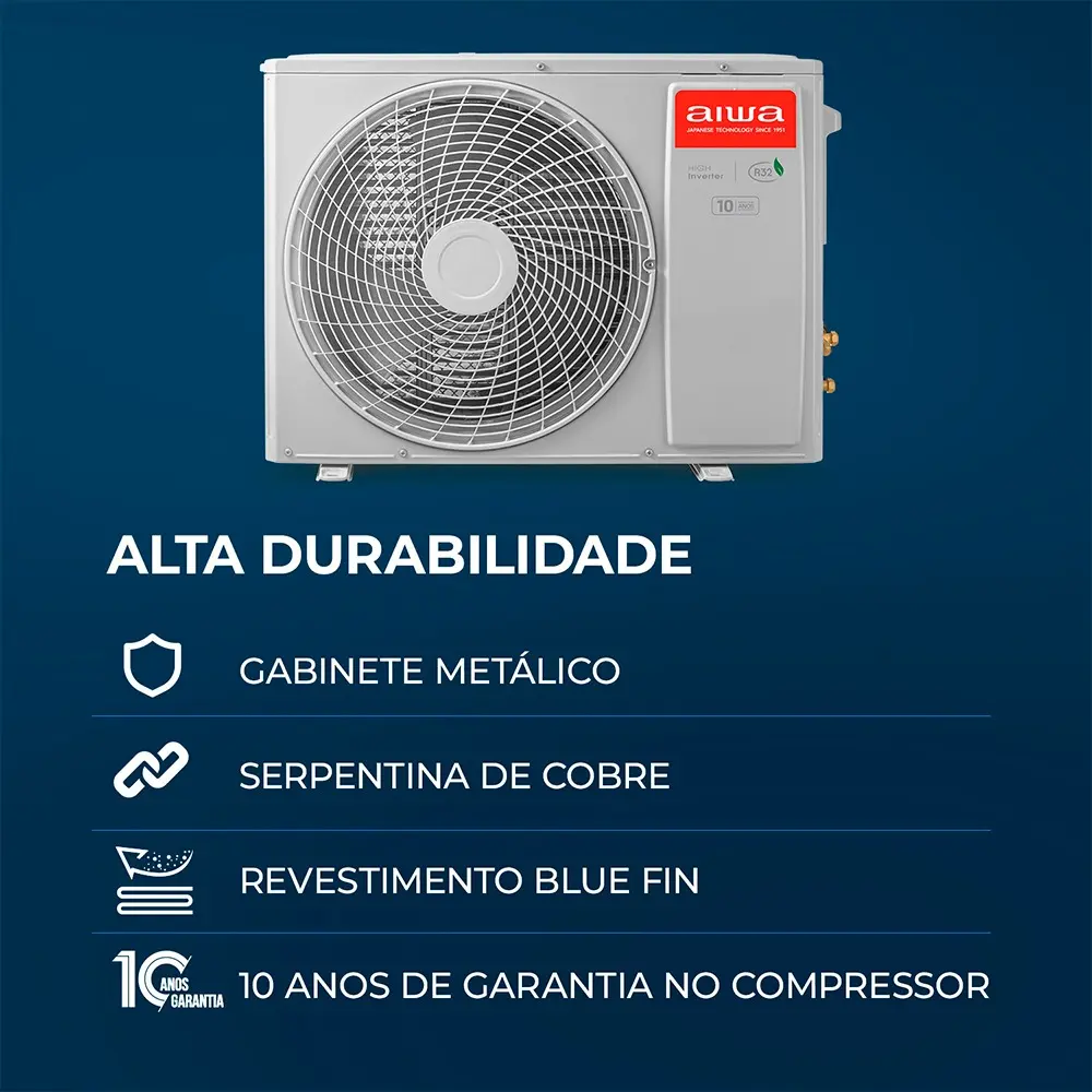 Ar-condicionado Aiwa High Inverter 12k Btus Frio