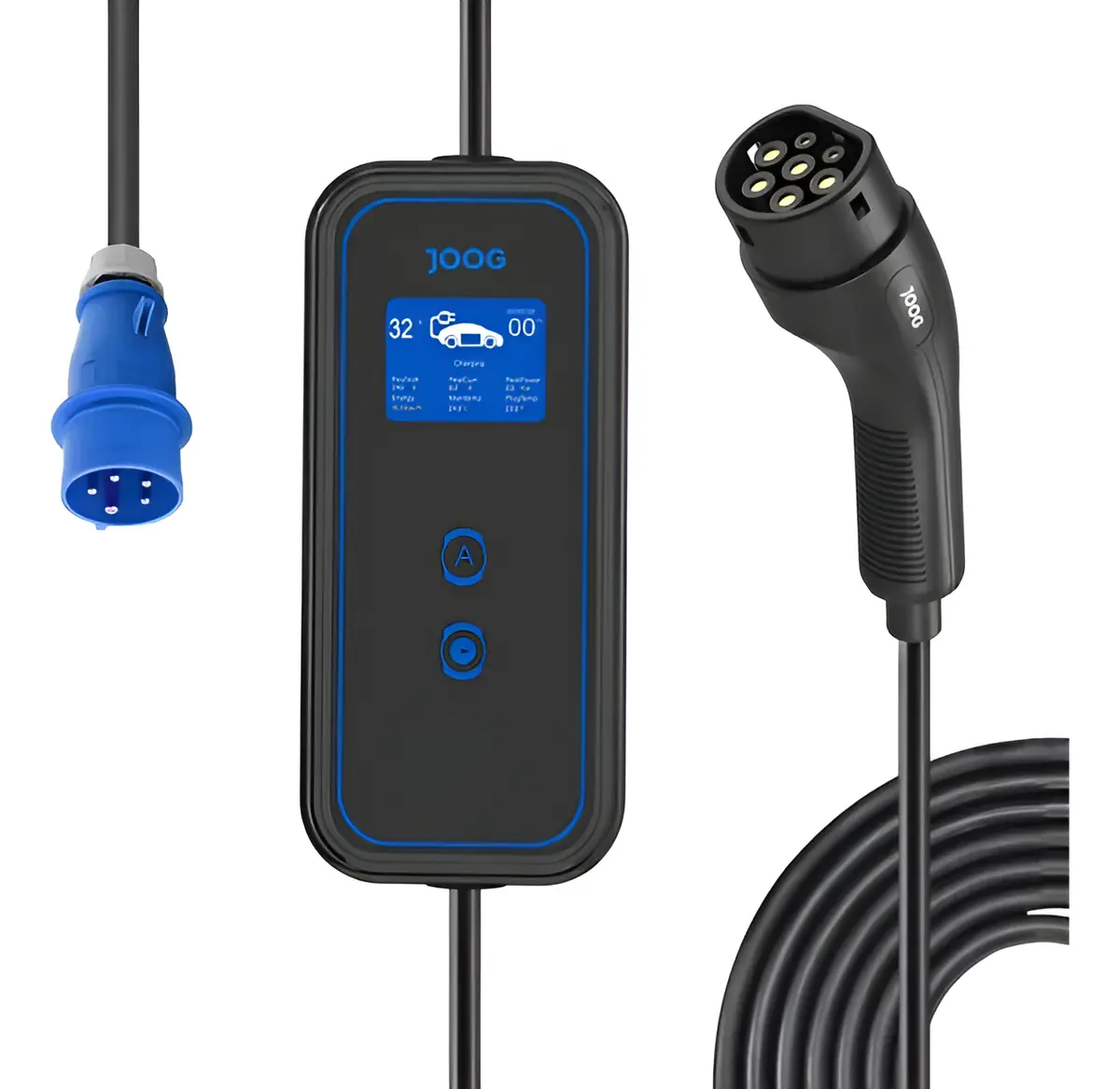 Carregador Portátil Tipo 2 Joog Jg-evpc1 32a Veículos